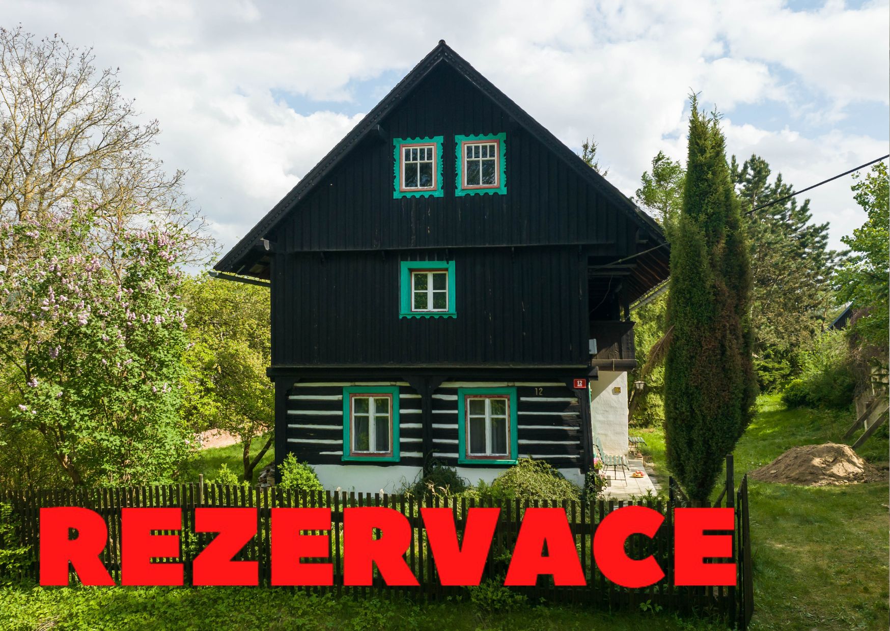 Prodej roubené chalupy v Tuboži, Blatce, Kokořínsko